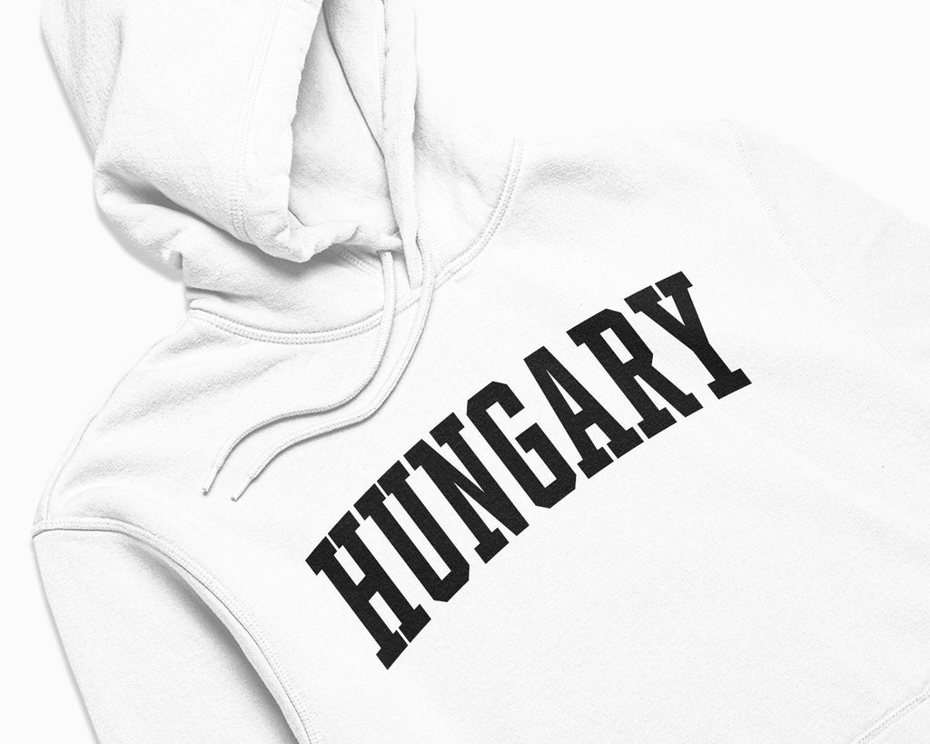 Hungary Hoodie - White/Black