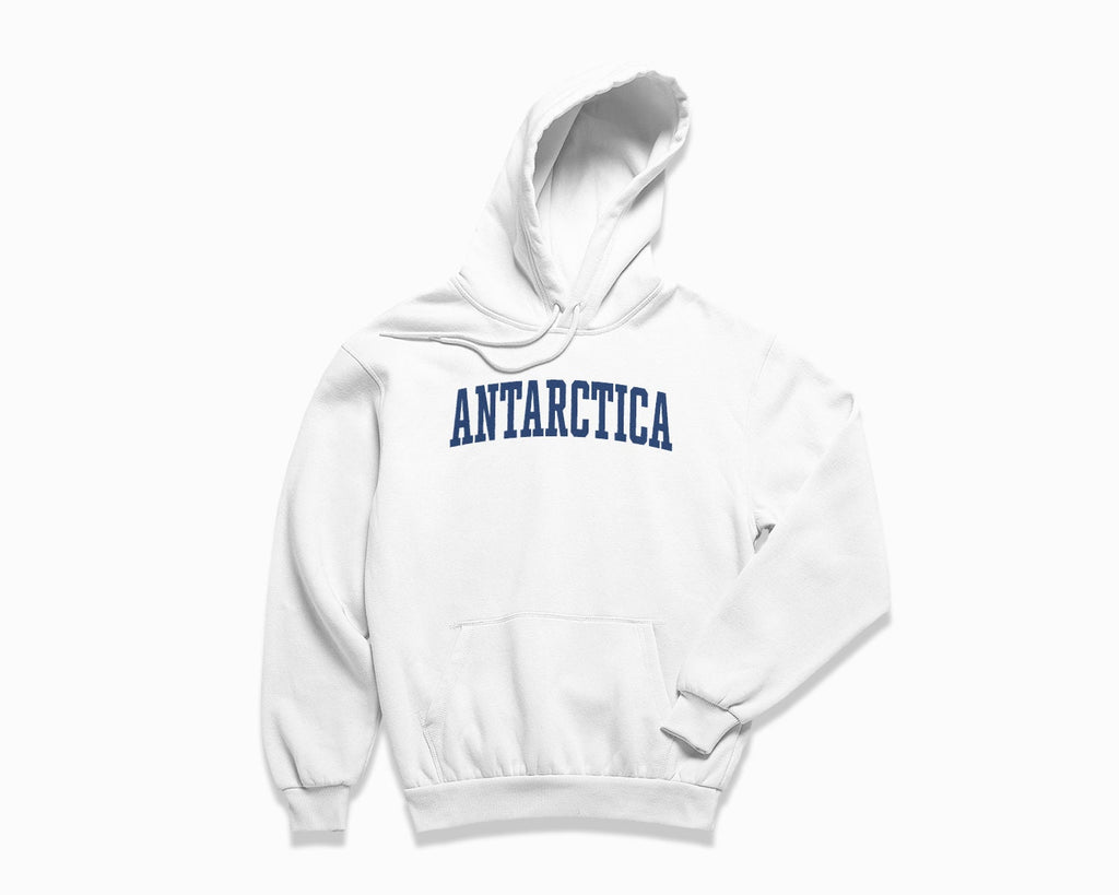 Antarctica Hoodie - White/Navy Blue