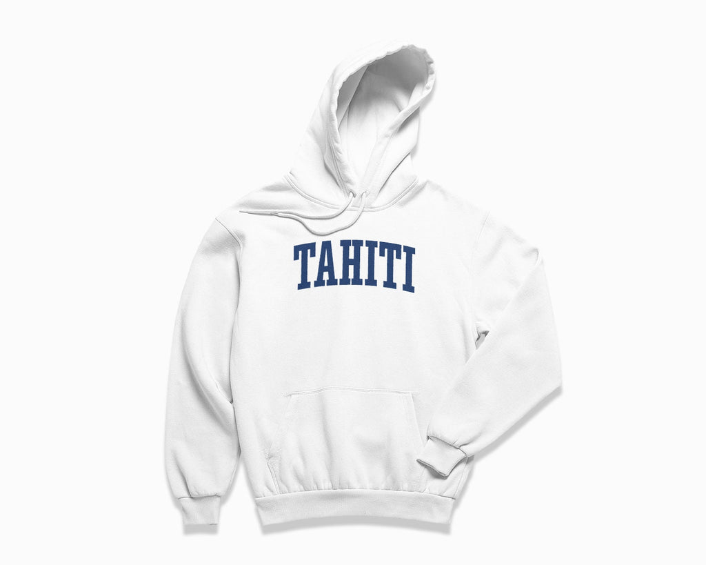 Tahiti Hoodie - White/Navy Blue