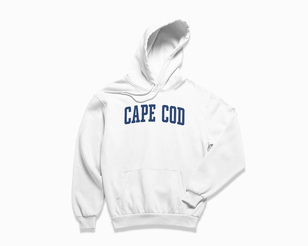 Cape Cod Hoodie - White/Navy Blue