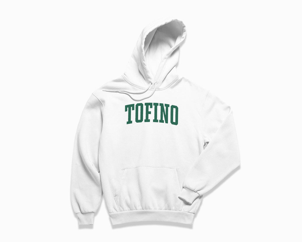 Tofino Hoodie - White/Forest Green