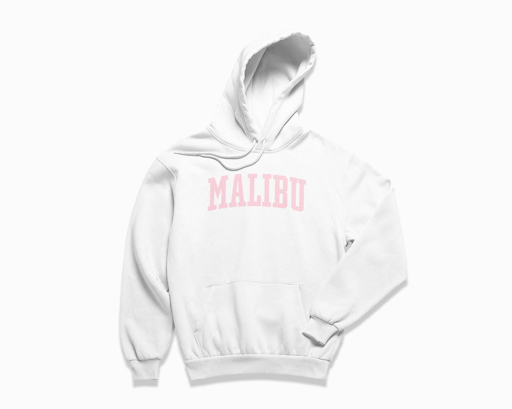 Malibu Hoodie - White/Light Pink