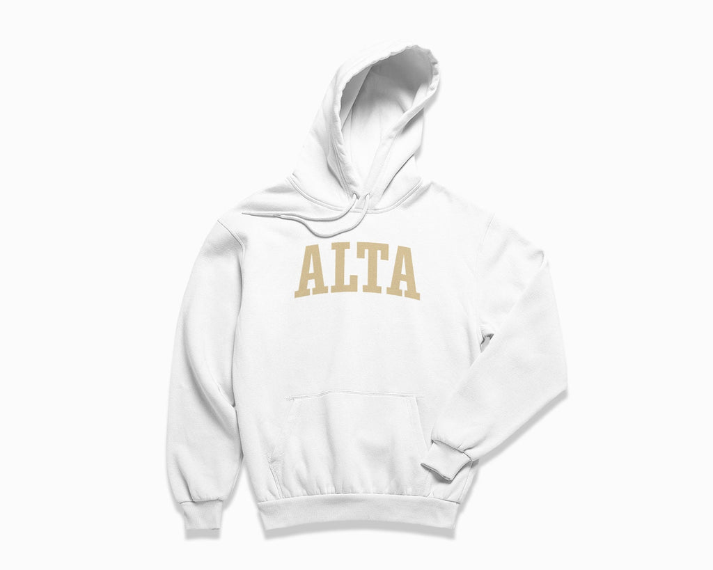 Alta Hoodie - White/Tan