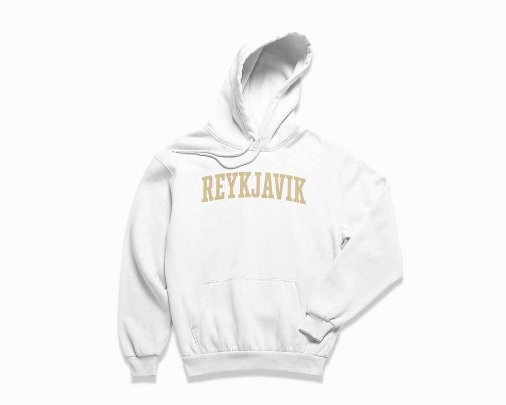 Reykjavik Hoodie - White/Tan