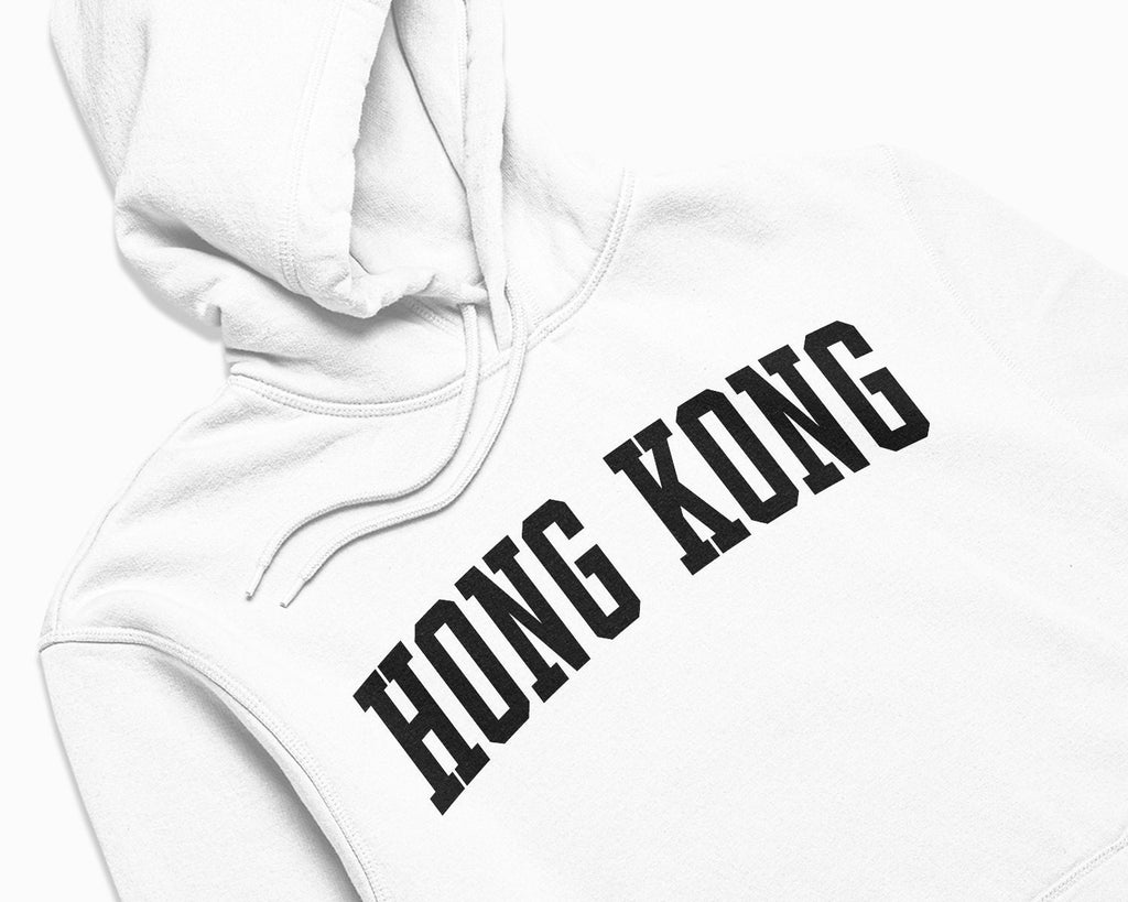 Hong Kong Hoodie - White/Black
