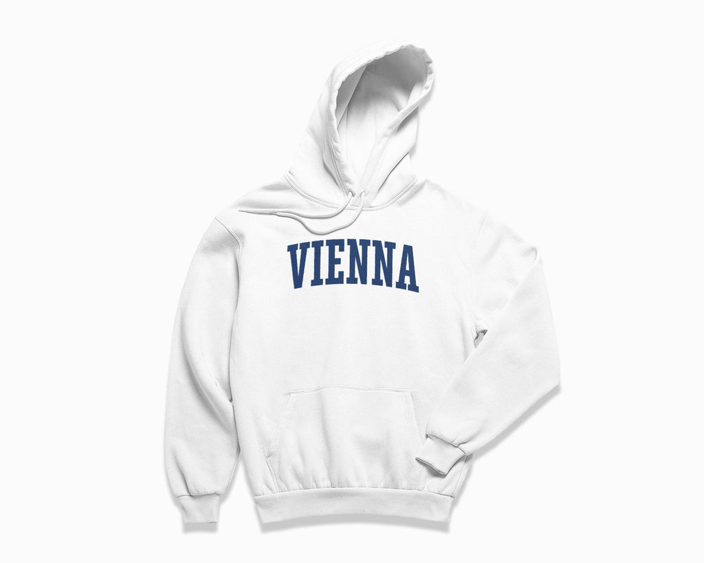 Vienna Hoodie - White/Navy Blue