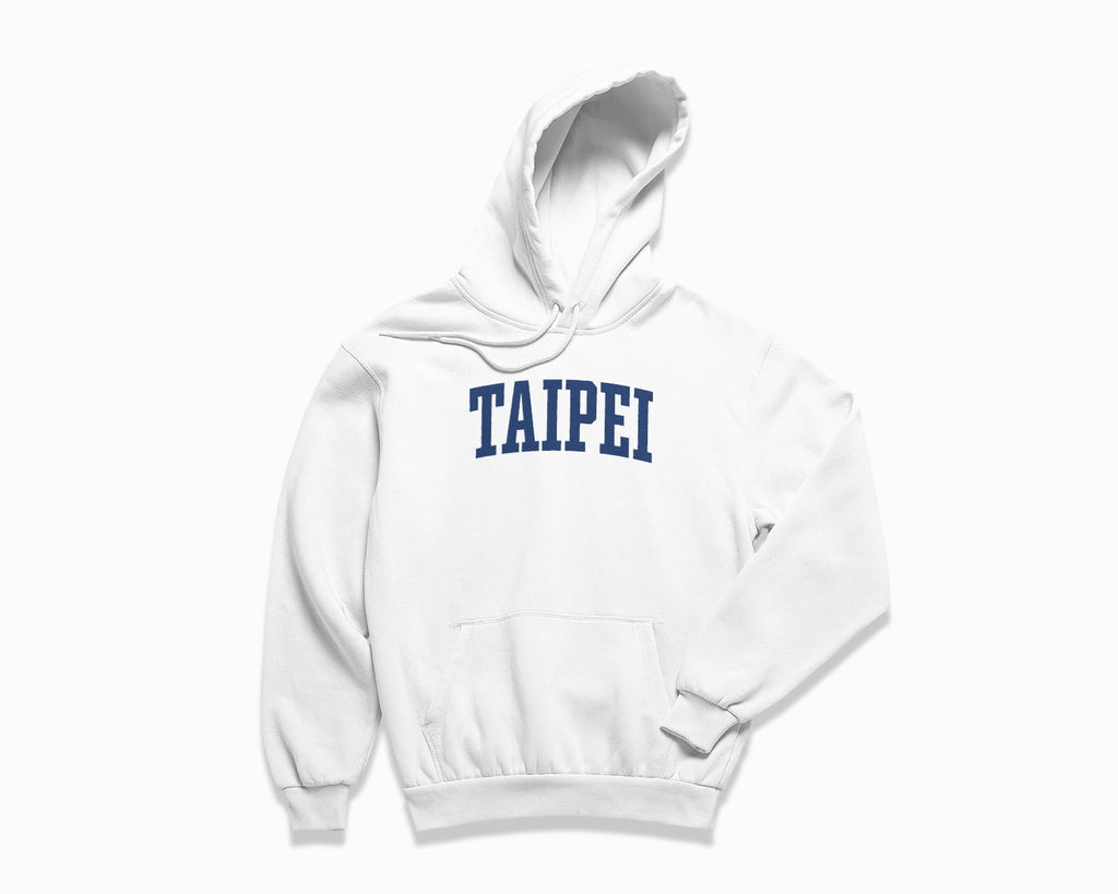 Taipei Hoodie - White/Navy Blue