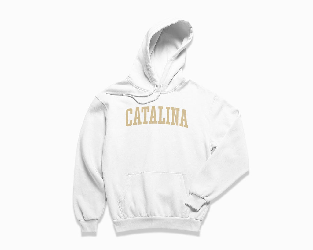 Catalina Hoodie - White/Tan