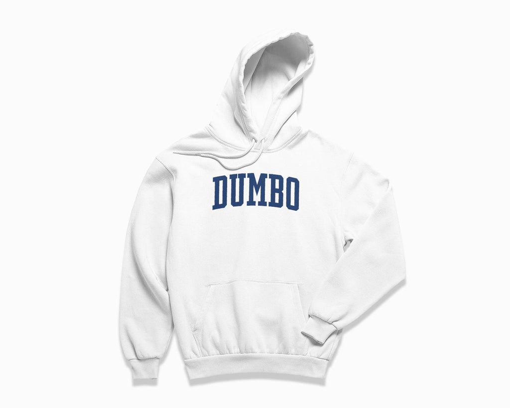 Dumbo Hoodie - White/Navy Blue