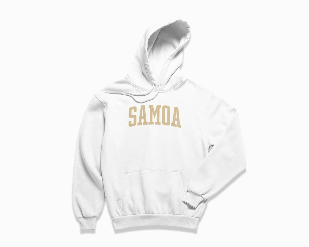 Samoa Hoodie - White/Tan