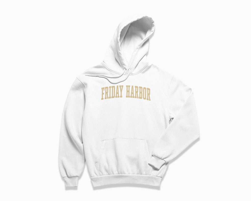 Friday Harbor Hoodie - White/Tan