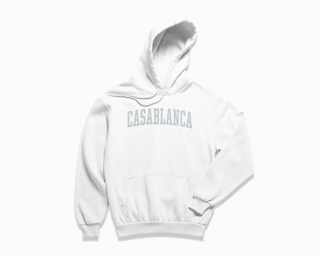 Casablanca Hoodie - White/Grey