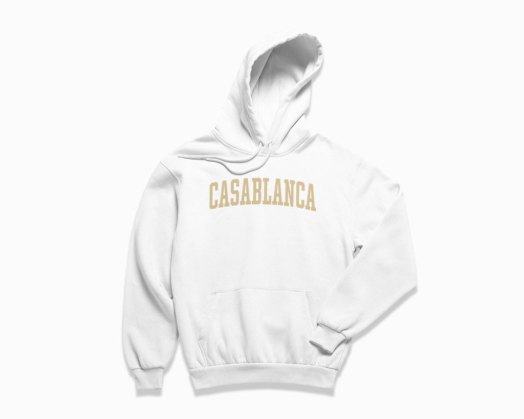 Casablanca Hoodie - White/Tan