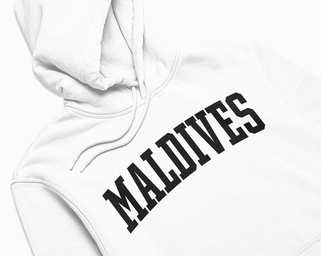 Maldives Hoodie - White/Black