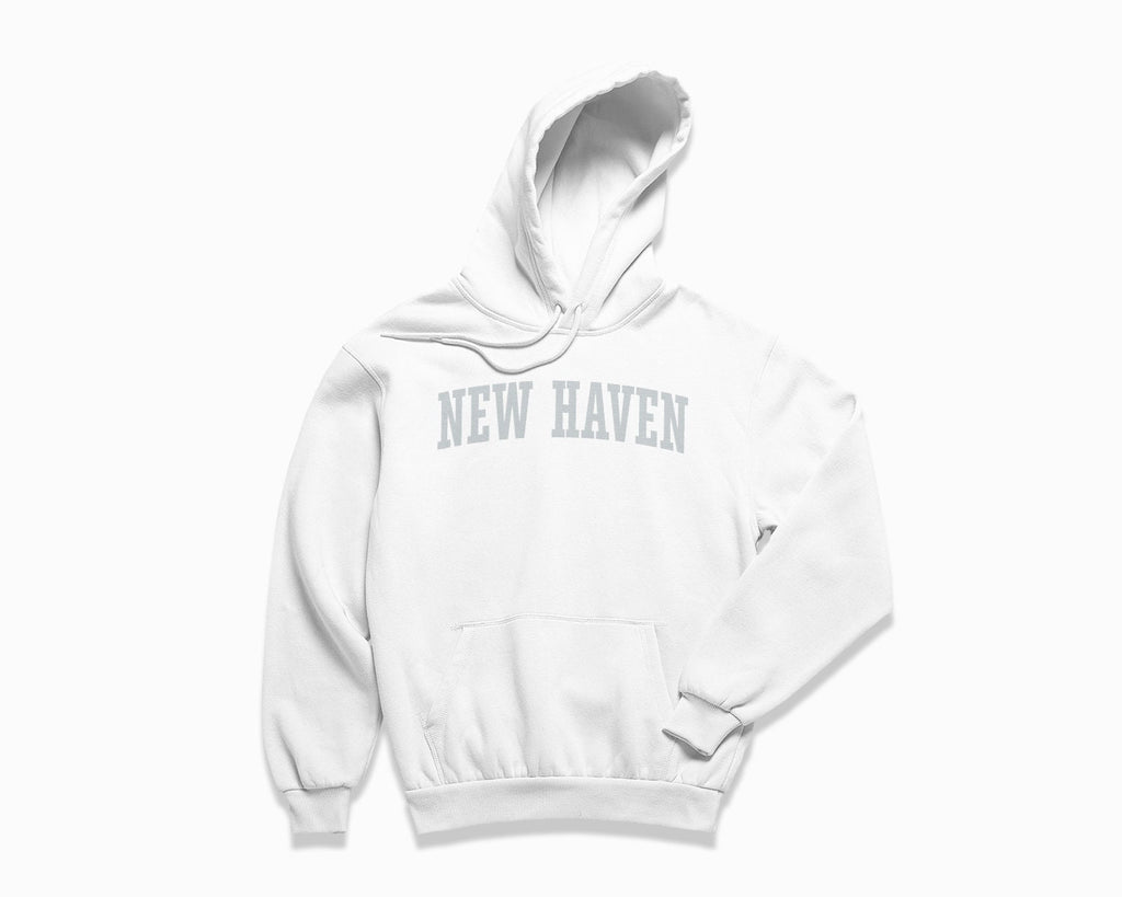 New Haven Hoodie - White/Grey