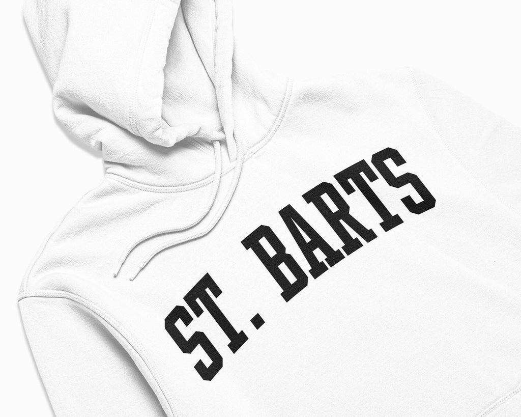 St. Barts Hoodie - White/Black