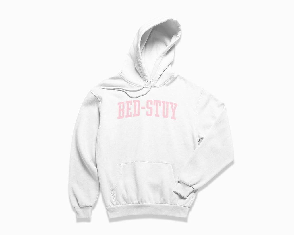 Bed-Stuy Hoodie - White/Light Pink