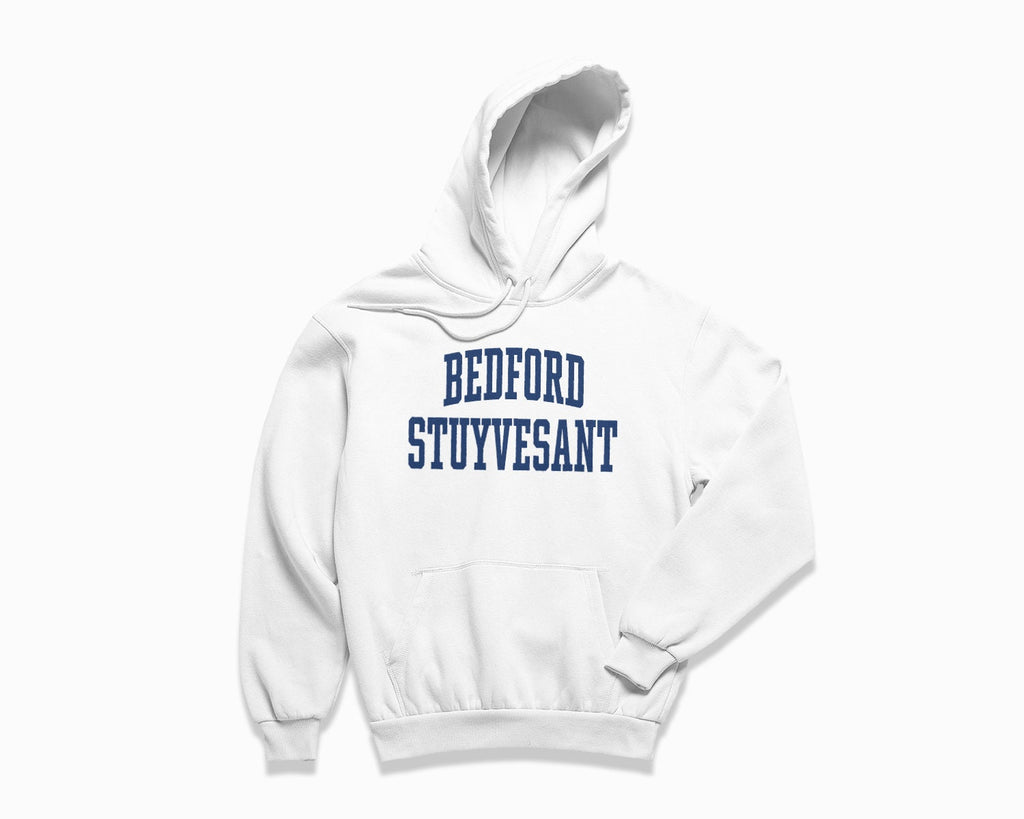 Bedford Stuyvesant Hoodie - White/Navy Blue