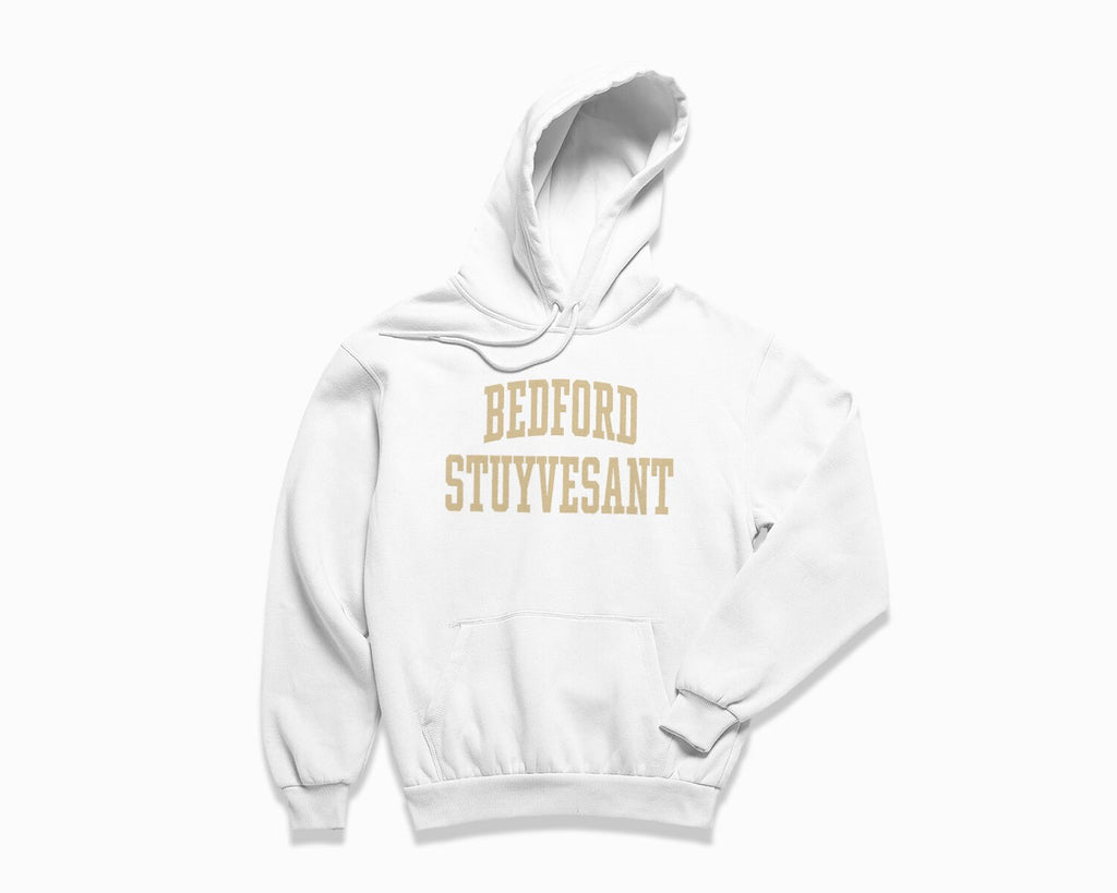 Bedford Stuyvesant Hoodie - White/Tan