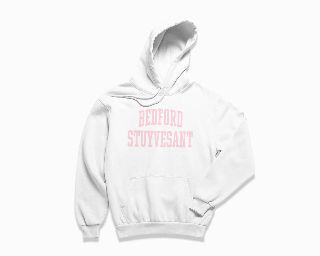 Bedford Stuyvesant Hoodie - White/Light Pink