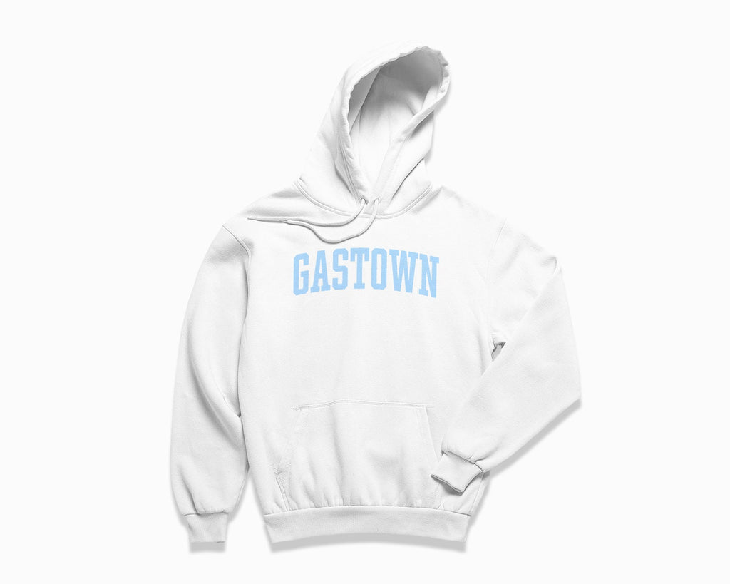 Gastown Hoodie - White/Light Blue