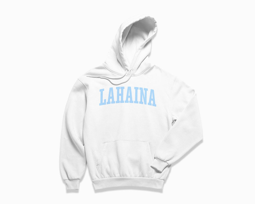 Lahaina Hoodie - White/Light Blue