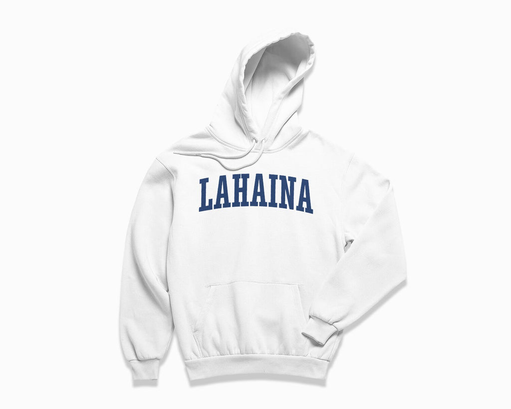 Lahaina Hoodie - White/Navy Blue