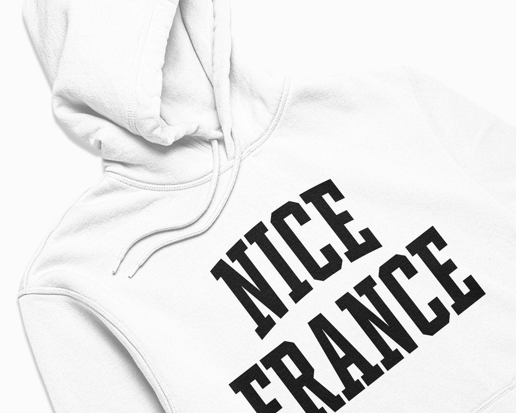 Nice France Hoodie - White/Black