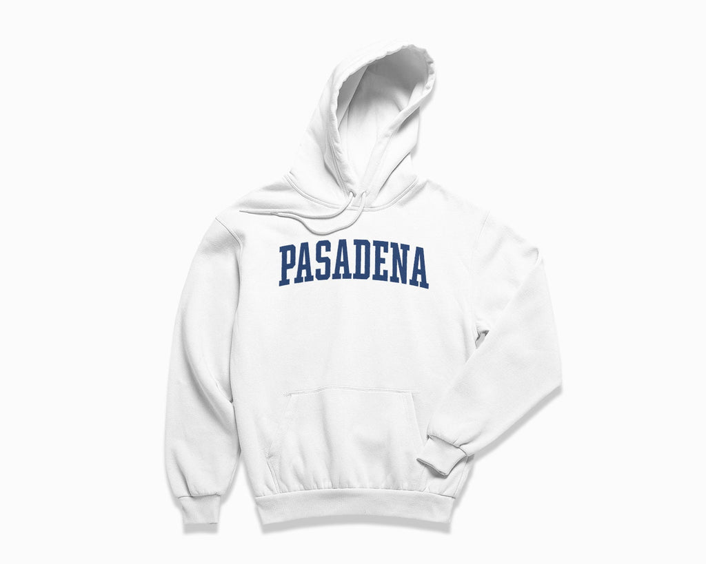 Pasadena Hoodie - White/Navy Blue