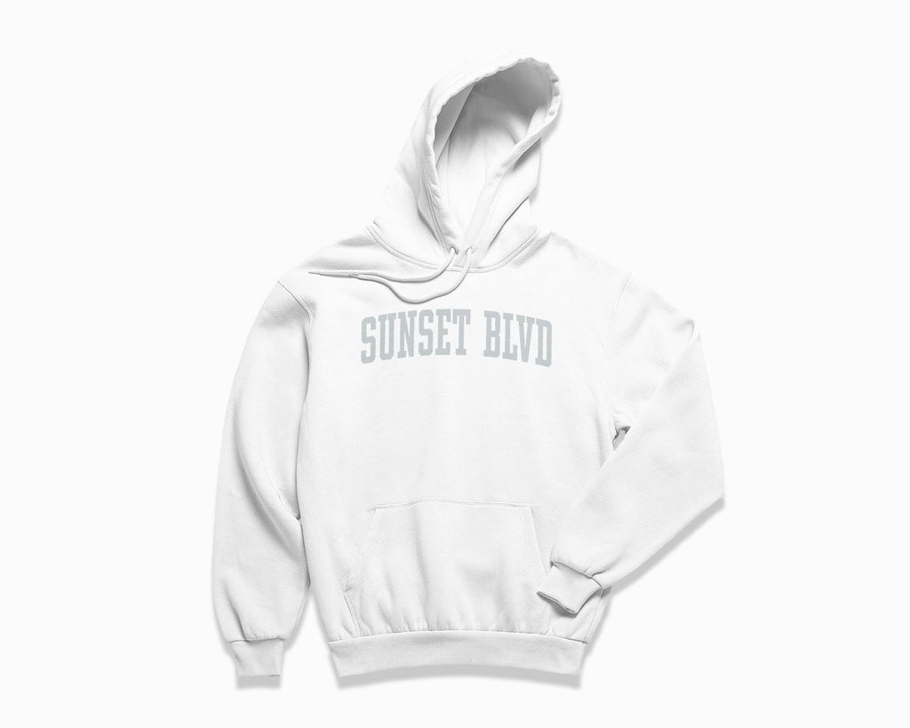 Sunset Blvd Hoodie - White/Grey