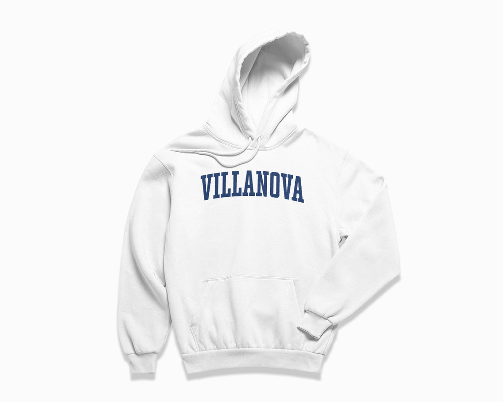 Villanova Hoodie - White/Navy Blue