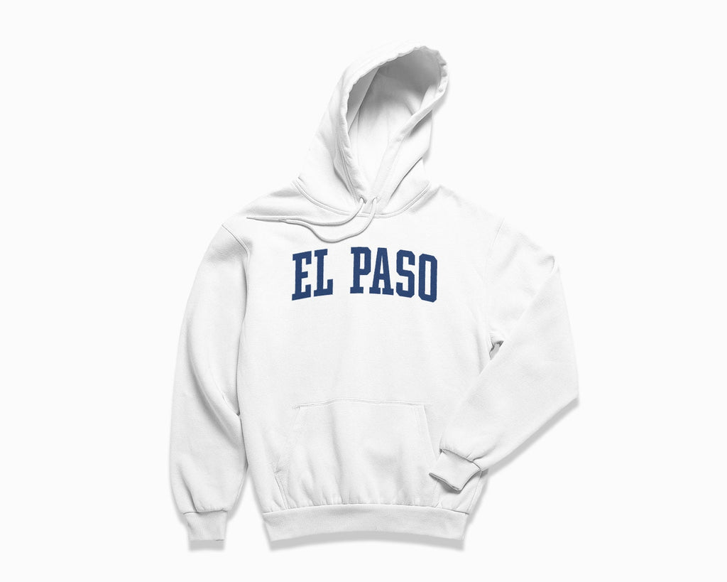 El Paso Hoodie - White/Navy Blue