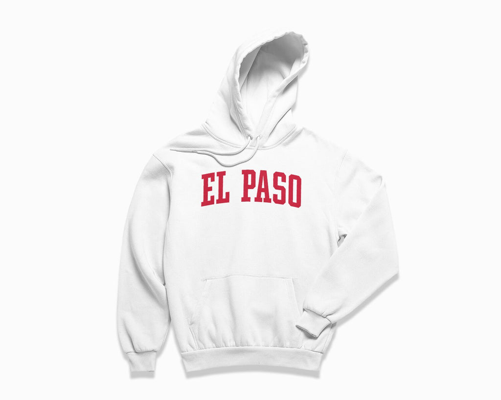 El Paso Hoodie - White/Red