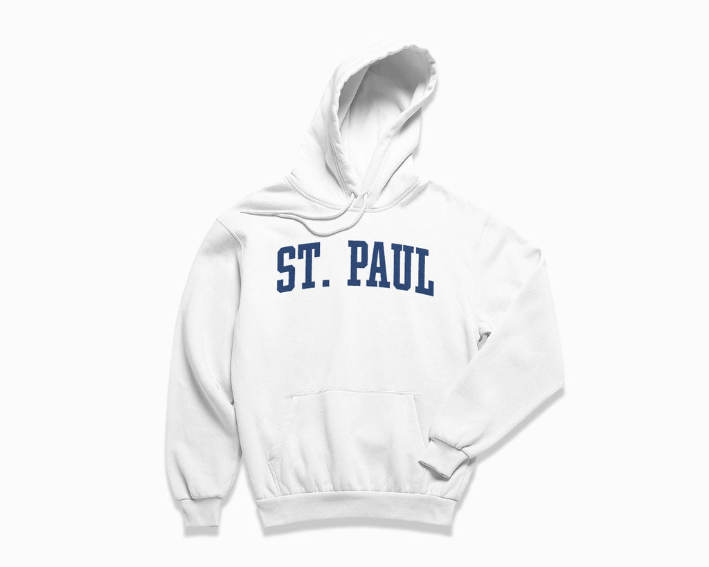 St. Paul Hoodie - White/Navy Blue