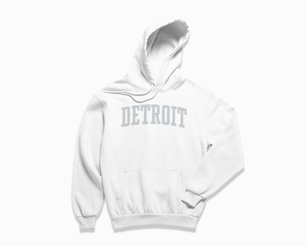 Detroit Hoodie - White/Grey