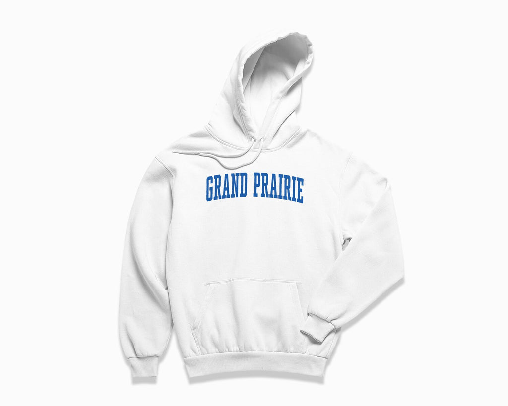 Grand Prairie Hoodie - White/Royal Blue