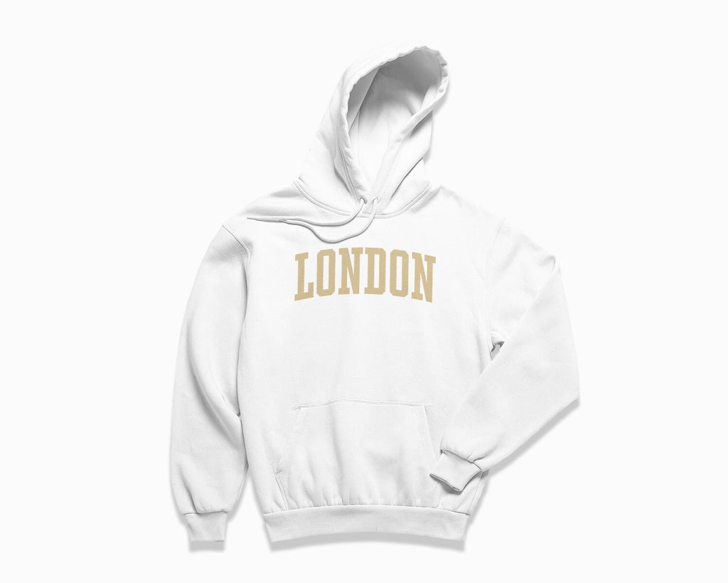 London Hoodie - White/Tan