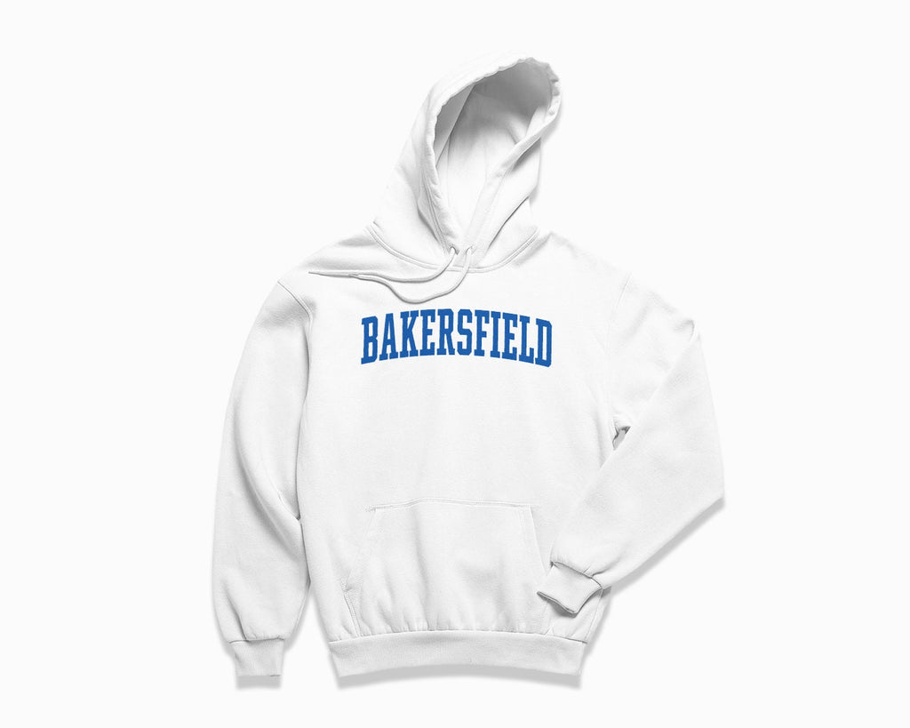 Bakersfield Hoodie - White/Royal Blue