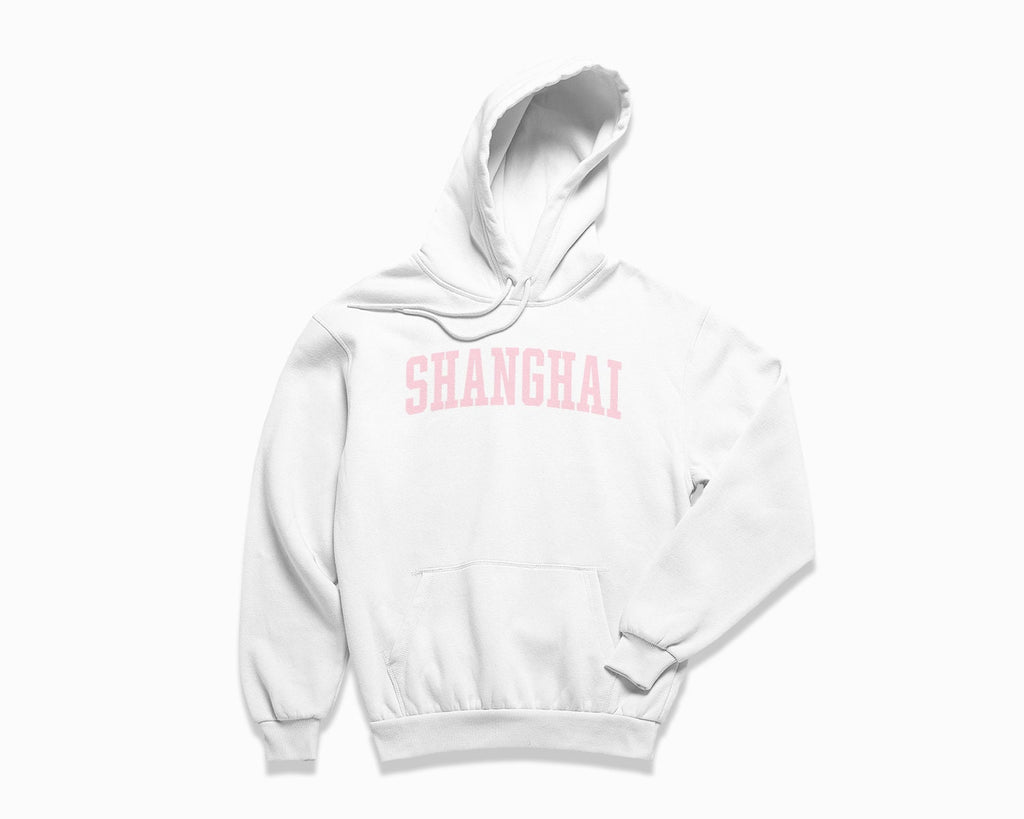 Shanghai Hoodie - White/Light Pink