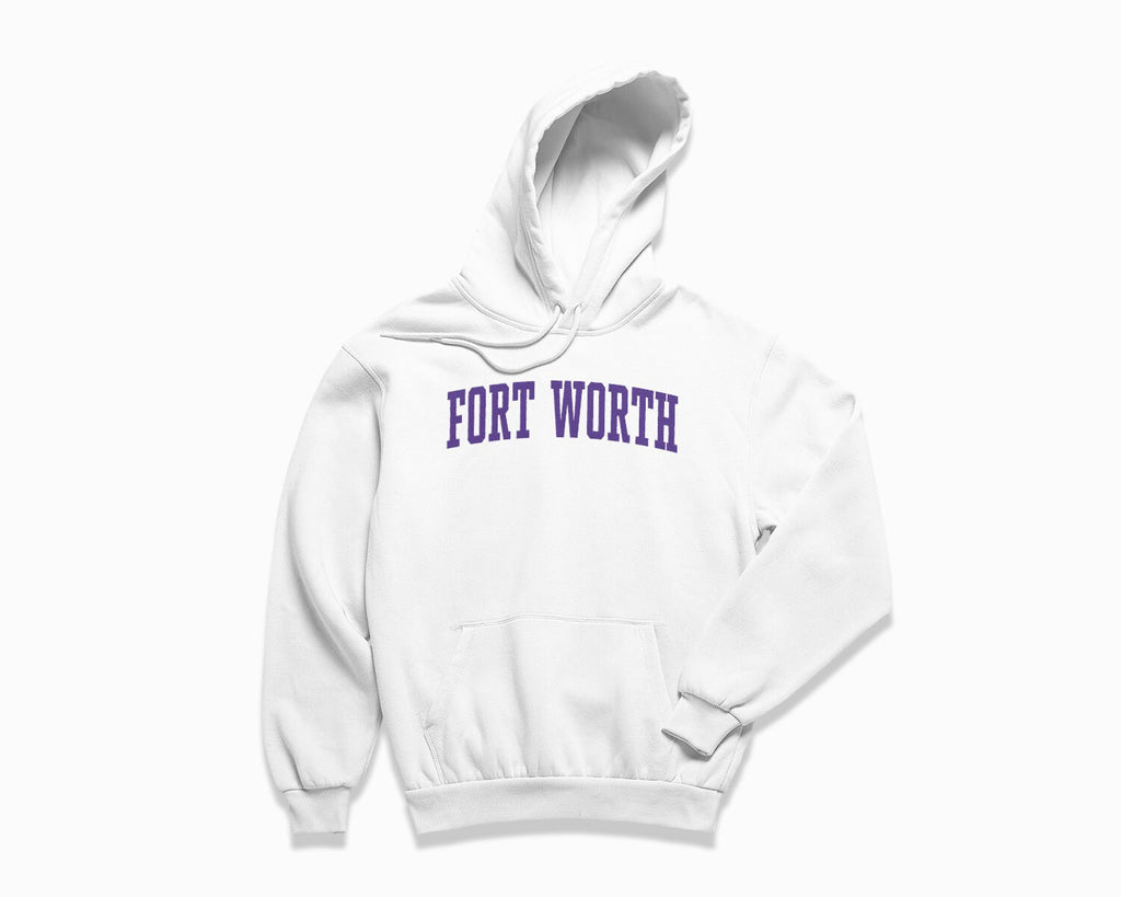 Fort Worth Hoodie - White/Purple