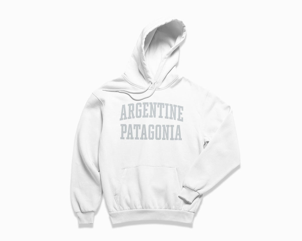 Argentine Patagonia Hoodie - White/Grey