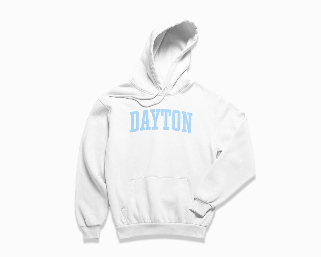 Dayton Hoodie - White/Light Blue