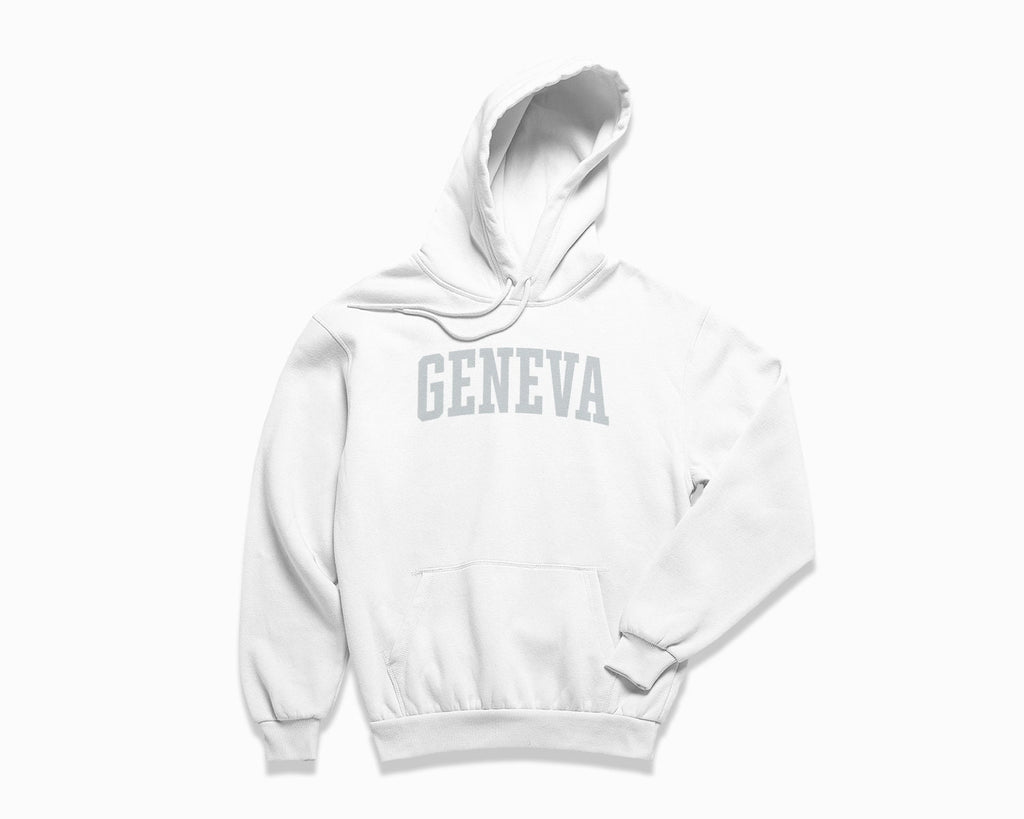 Geneva Hoodie - White/Grey