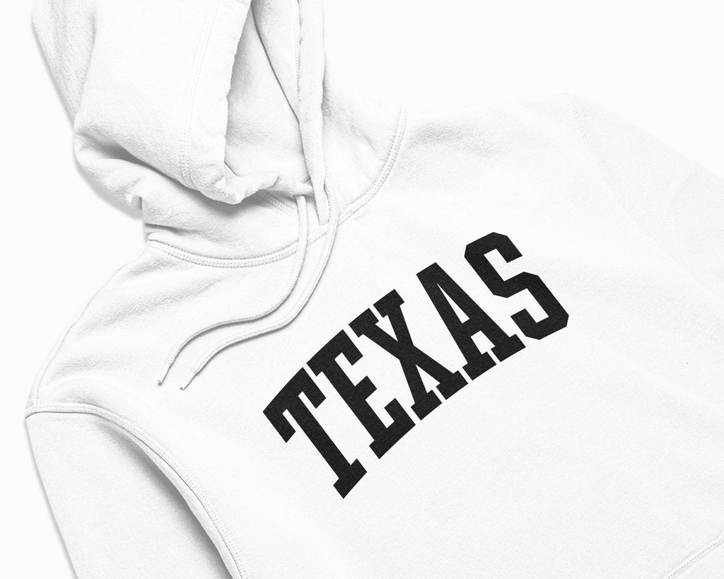 Texas Hoodie - White/Black