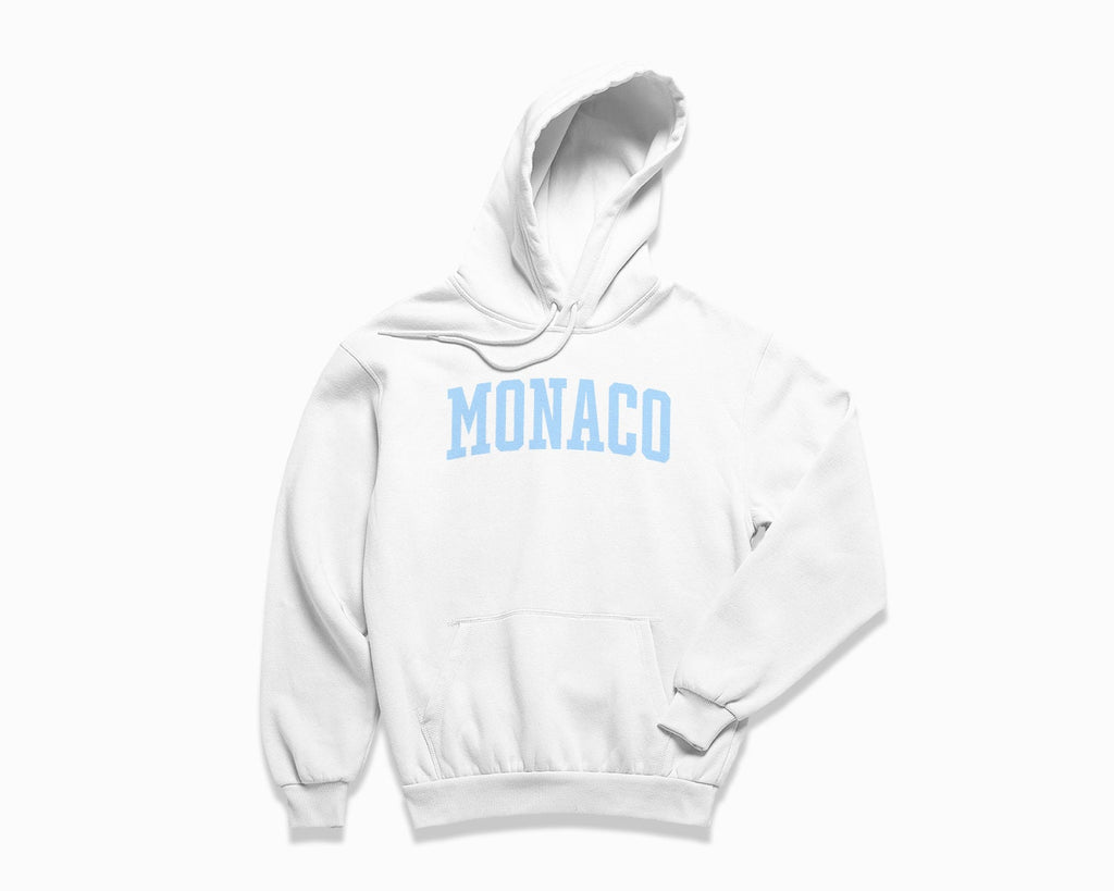 Monaco Hoodie - White/Light Blue