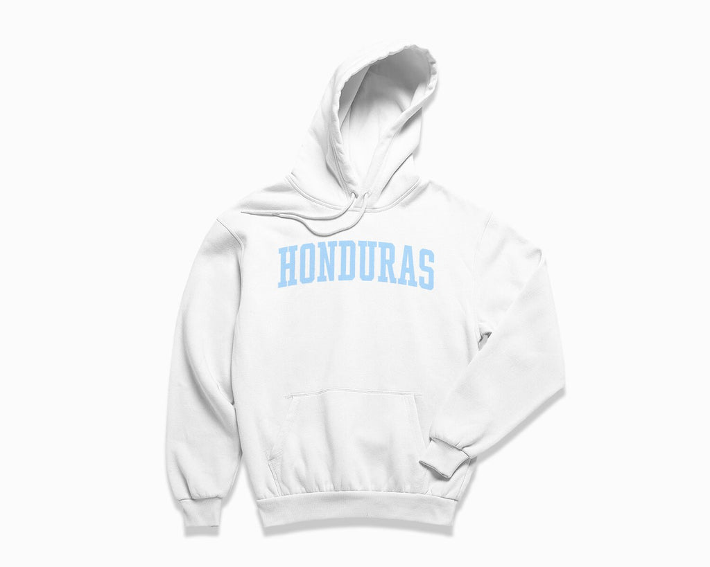 Honduras Hoodie - White/Light Blue