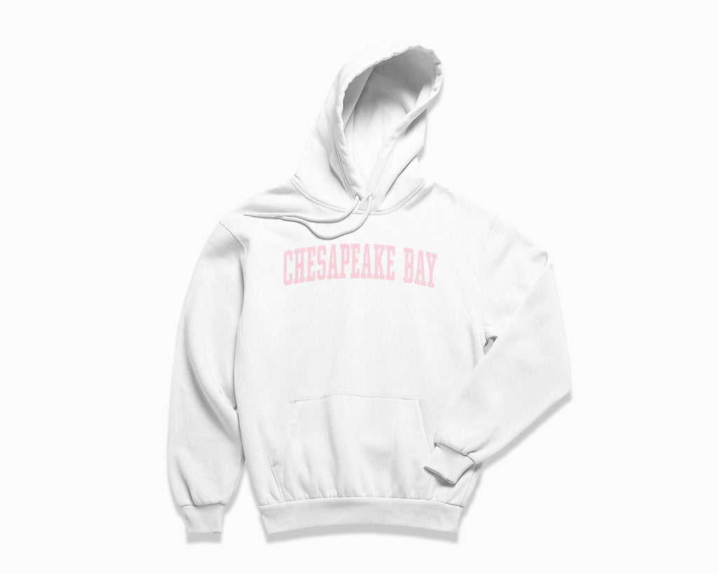 Chesapeake Bay Hoodie - White/Light Pink