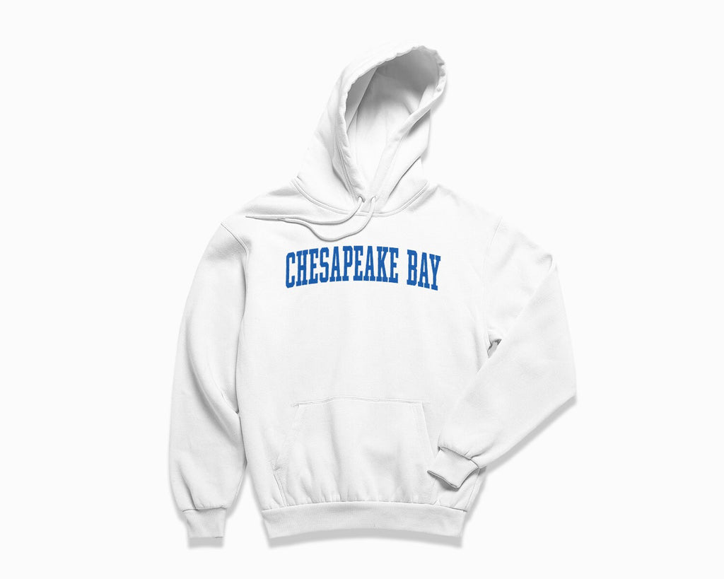 Chesapeake Bay Hoodie - White/Royal Blue