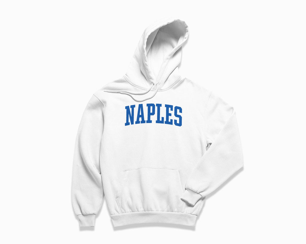 Naples Hoodie - White/Royal Blue