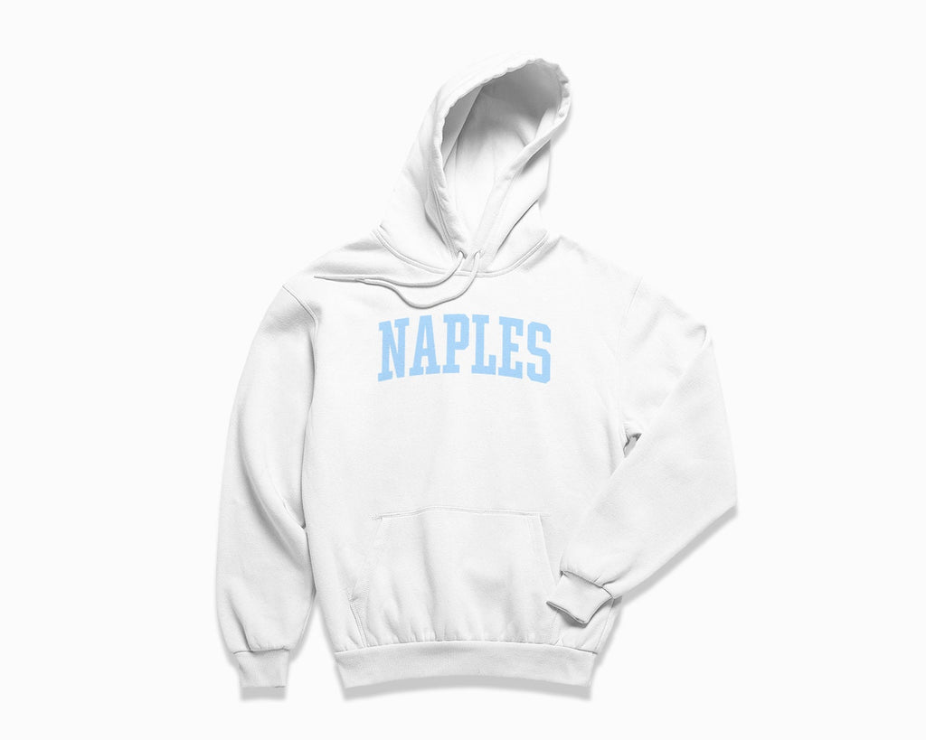 Naples Hoodie - White/Light Blue